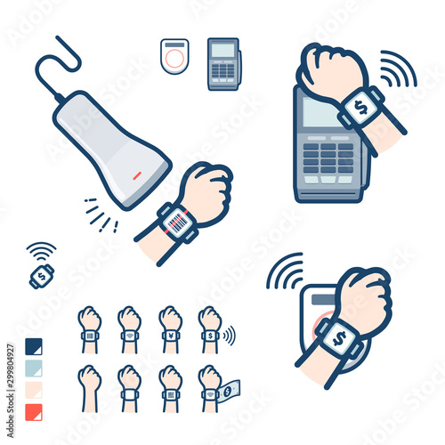 cashless_various payment smartwatch