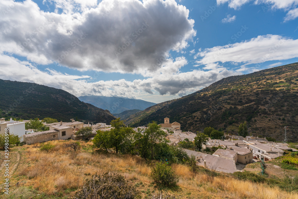 The village of Bubion in the Poqueira Valley