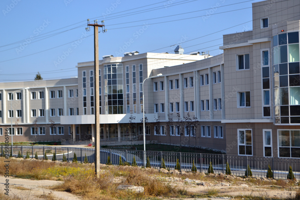 Multifunctional medical center under construction in Crimea 