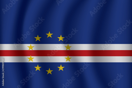 Cape Verde flag background with cloth texture. Cape Verde Flag vector illustration eps10. Free Download Cape Verde flag background with cloth texture. Cape Verde Flag vector illustration eps10. - GFXLoad