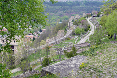 Medieval walls and ruins of the Fortress Tsarevets photo