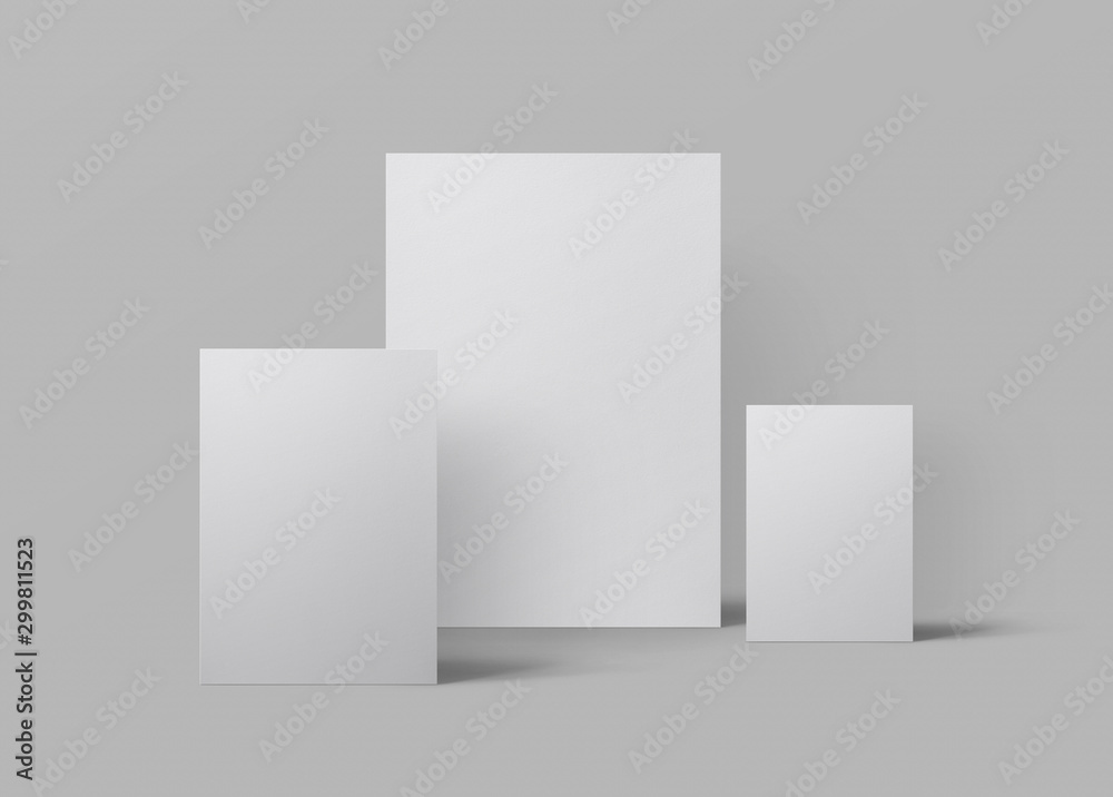 Fototapeta premium a3 a4 a5 papers
