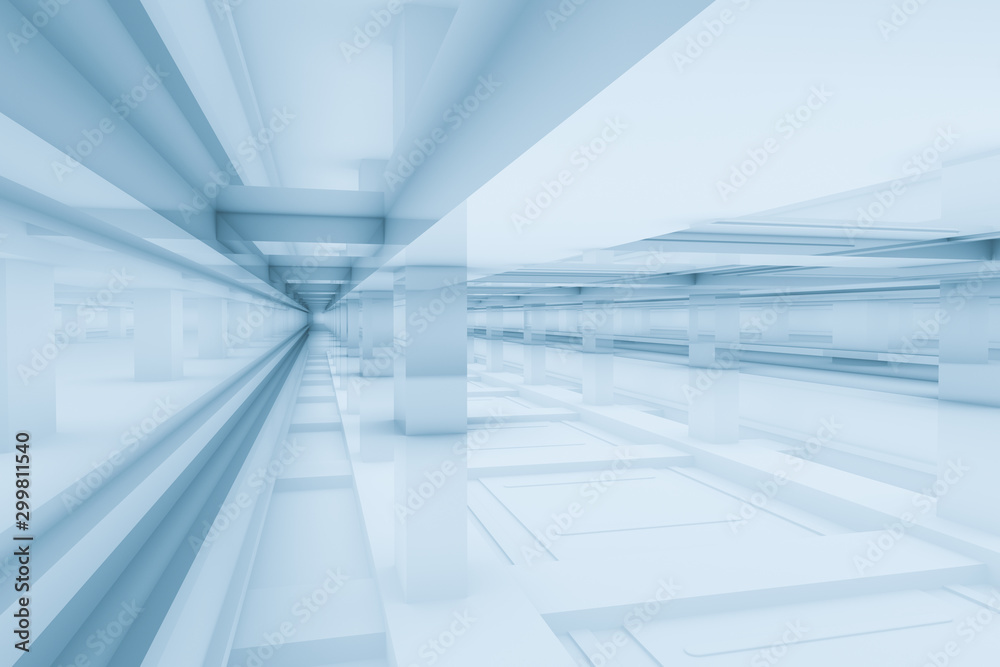 Empty bright room with glowing lines, 3d rendering. Empty bright room with glowing lines, 3d rendering.