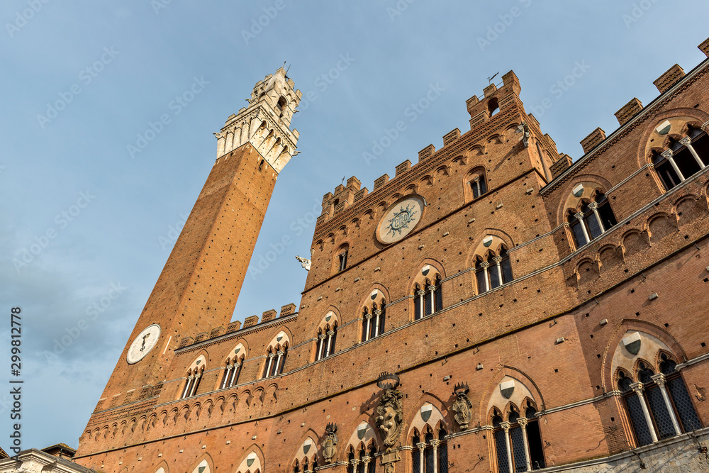 Siena Palazzo Pubblico and Torre del Mangia