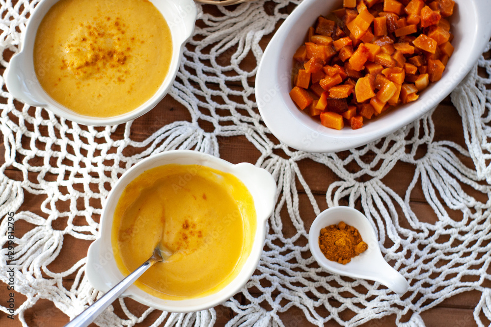 ..Pumpkin soup cream. Delicius Pumpkin Cream. Raosted Pumpkin. Top view ..Pumpkin soup cream. Delicius Pumpkin Cream. Raosted Pumpkin. Top view