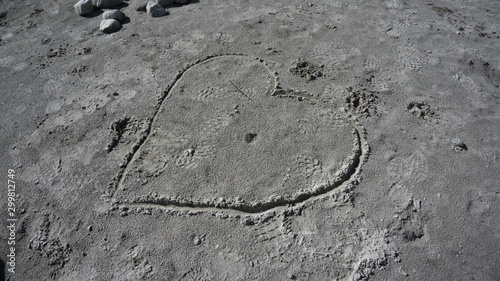 Herz im Sand © Niklas