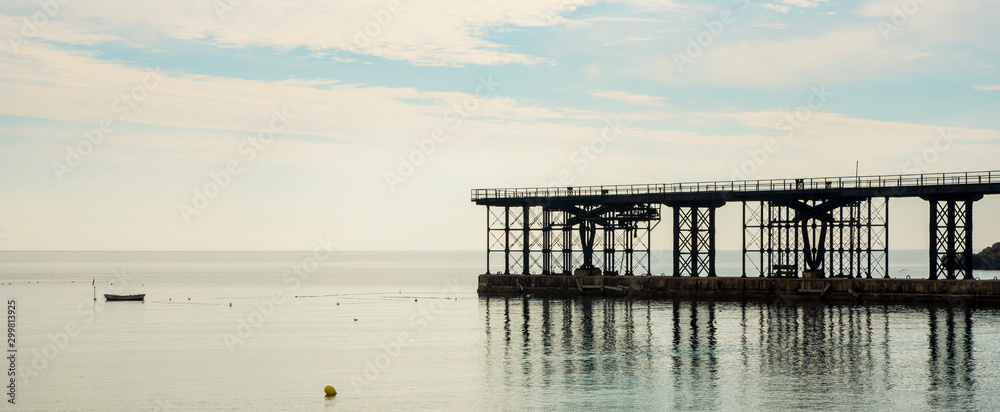 Fototapeta premium old ore pier in Aguilas