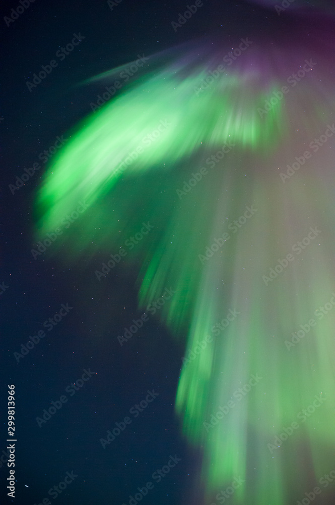 Aurora Borealis, Northern lights, corona overhead