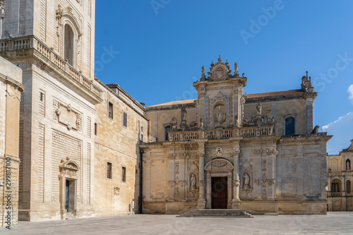 Lecce Cathedral, Piazza del Duomo, Campanile, Lecce, Apulia, Italy - May 2, 2019