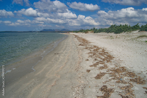 Vista della spiaggia e delle dune di Is Solinas photo