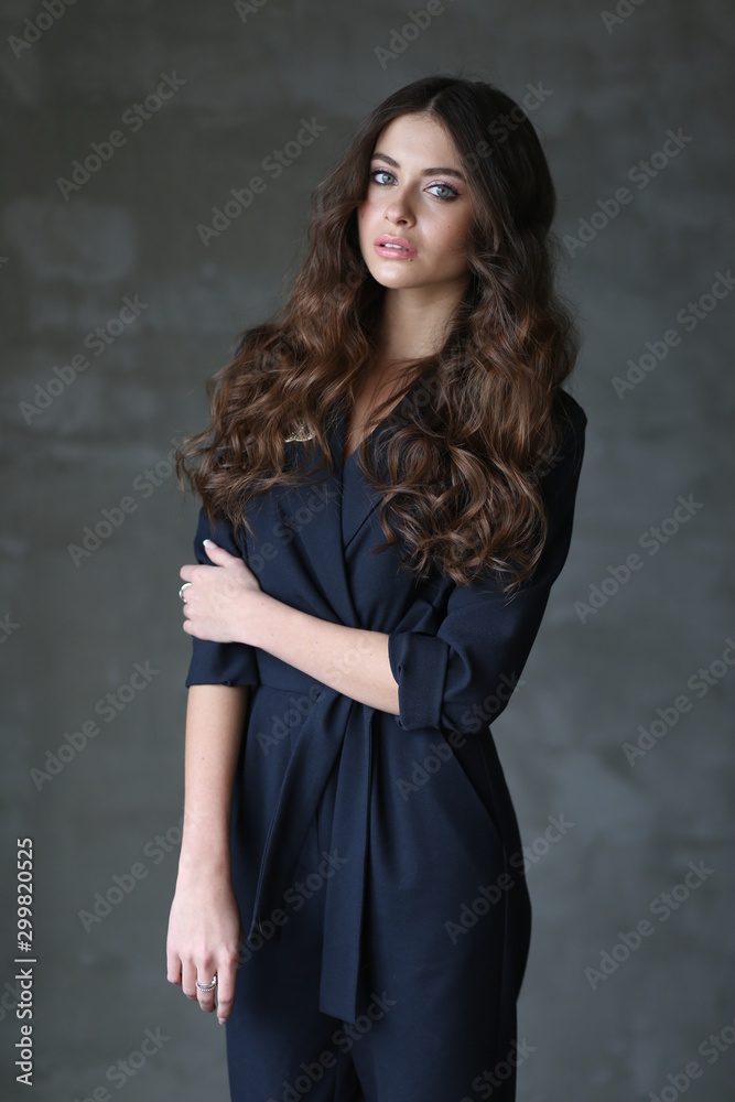 Beautiful young female brunette model Beautiful young female brunette model