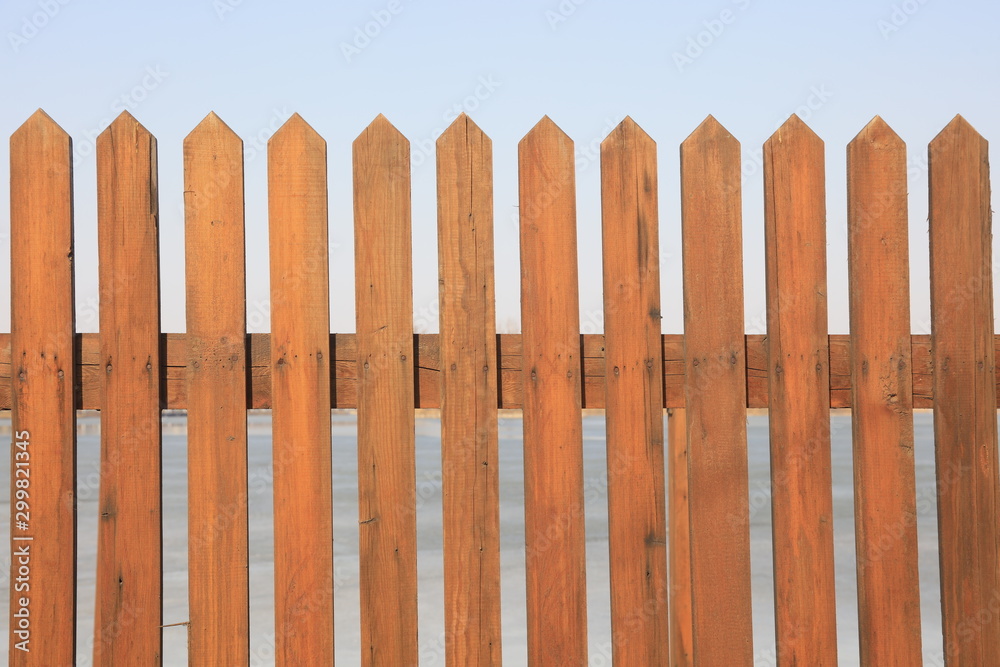 Wooden fence Wooden fence