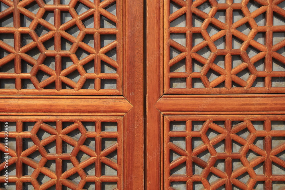 Chinese style wooden windows Chinese style wooden windows