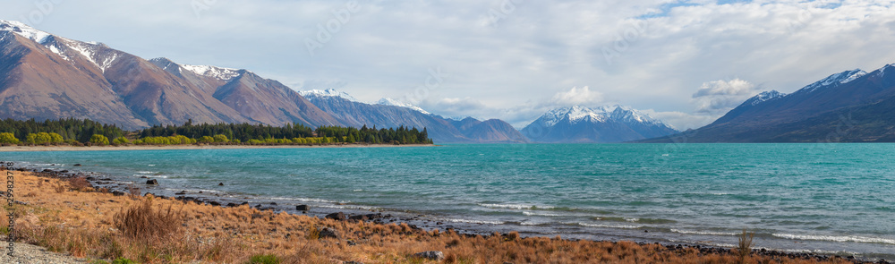 Lake Ohau in New Zealand