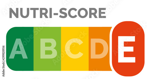 nutri-score - nutriscore - indice E