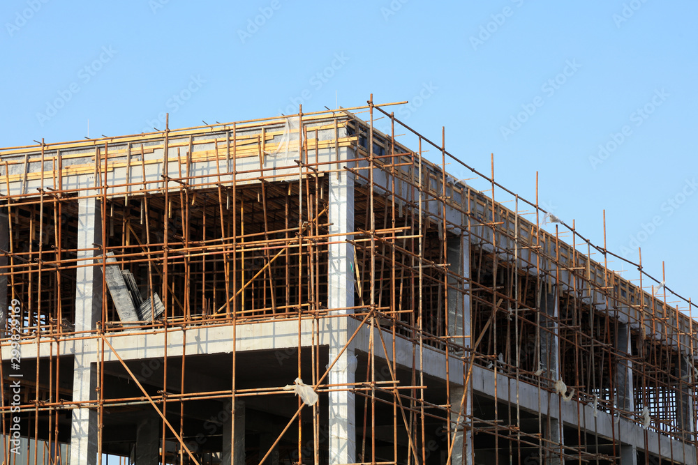 Unfinished construction site Unfinished construction site
