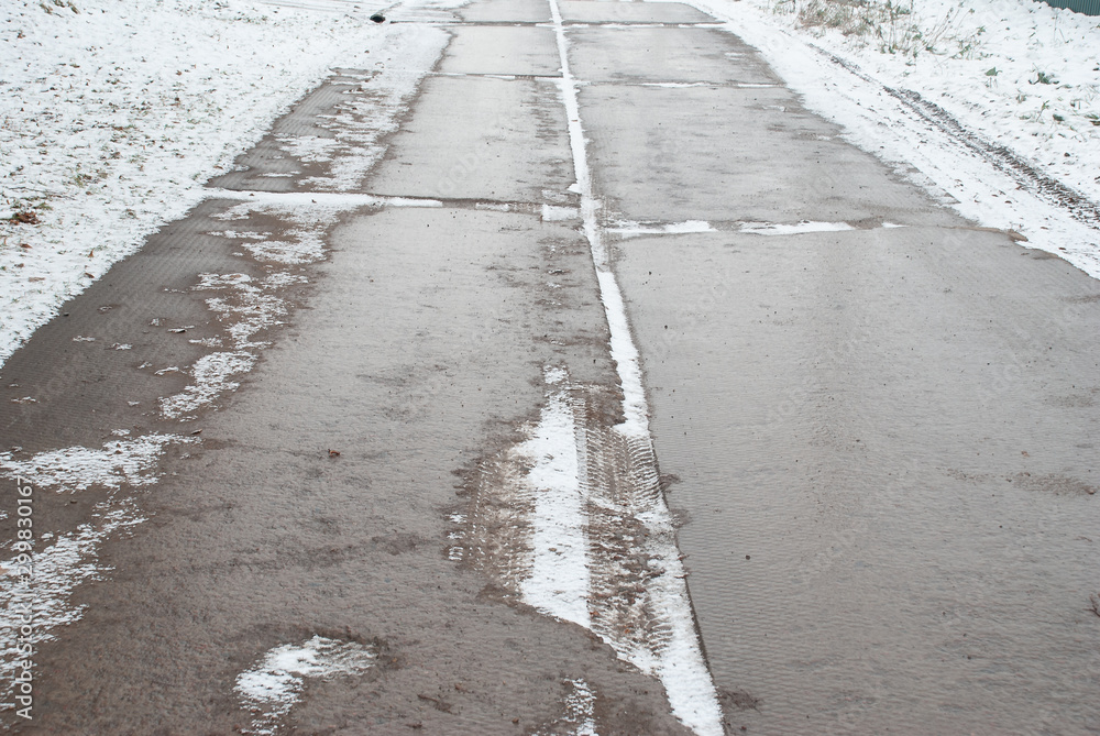 road of reinforced concrete slabs road of reinforced concrete slabs