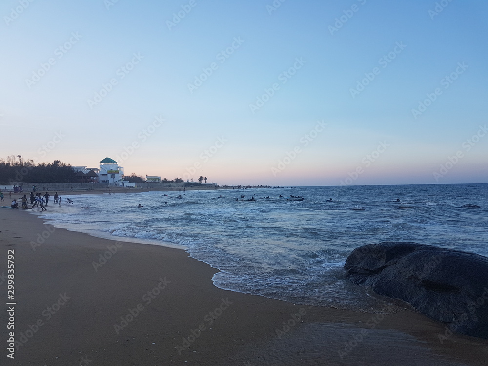 Fototapeta premium sunset beach