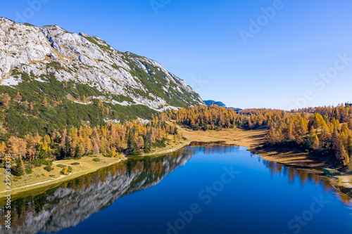 Tauplitzalm Großsee in Steiermark, Austrian Alps.