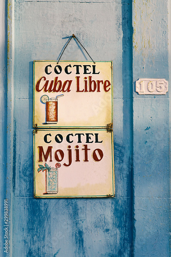 Photography coctel mojito , cuba