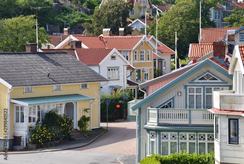 Streets of Lysekil - Port city in Sweden