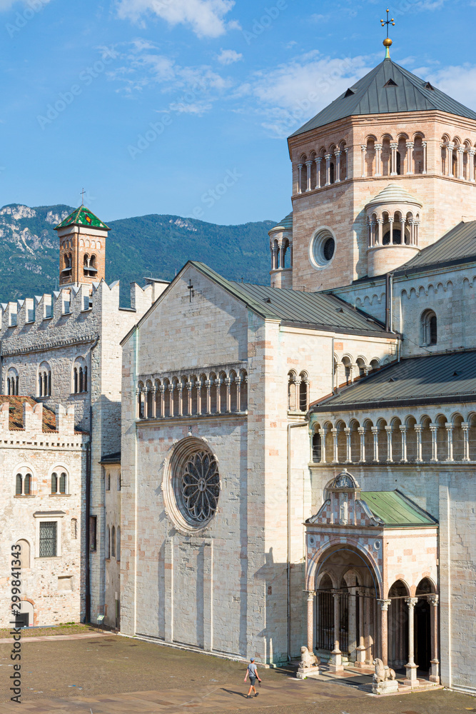 Fototapeta premium Trento (Italy) - San Vigilio Cathedral, a Roman Catholic cathedral in Trento, northern Italy