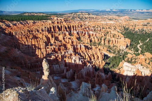 The spectacle of thousands of glowing orange earthen spires concentrated in the valley below the rim of Bryce Canyon National Park is an amazing site