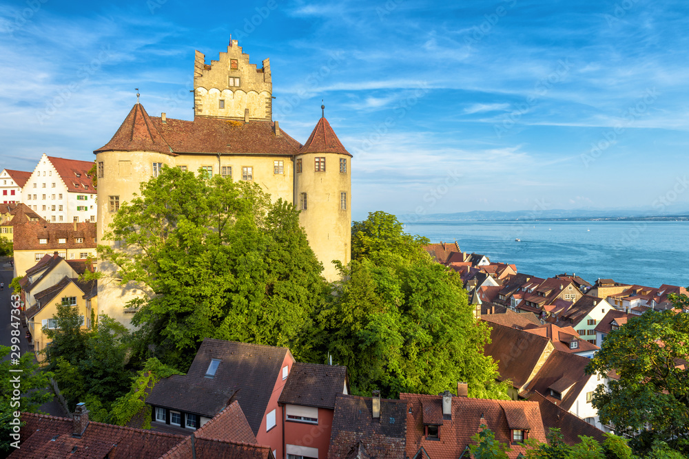 Medieval Meersburg Castle At Lake Constance Or Bodensee Germany It Is Medieval Meersburg Castle At Lake Constance Or Bodensee Germany It Is