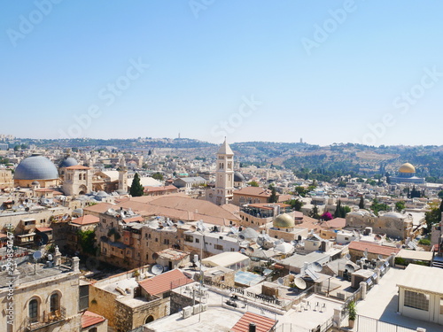 ダビデの塔から見たエルサレムの街並み