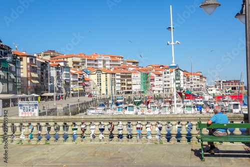 The seaside resort of Lekeitio, Spain