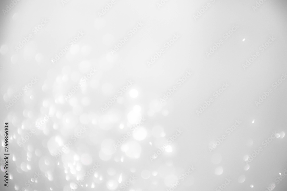 Abstract bokeh lights with soft light background. Blur wall.	