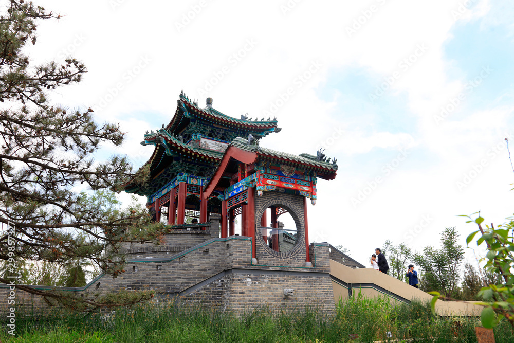 Traditional Chinese architectural scenery Traditional Chinese architectural scenery