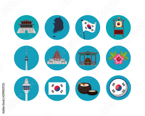 bundle of Japanese culture icons