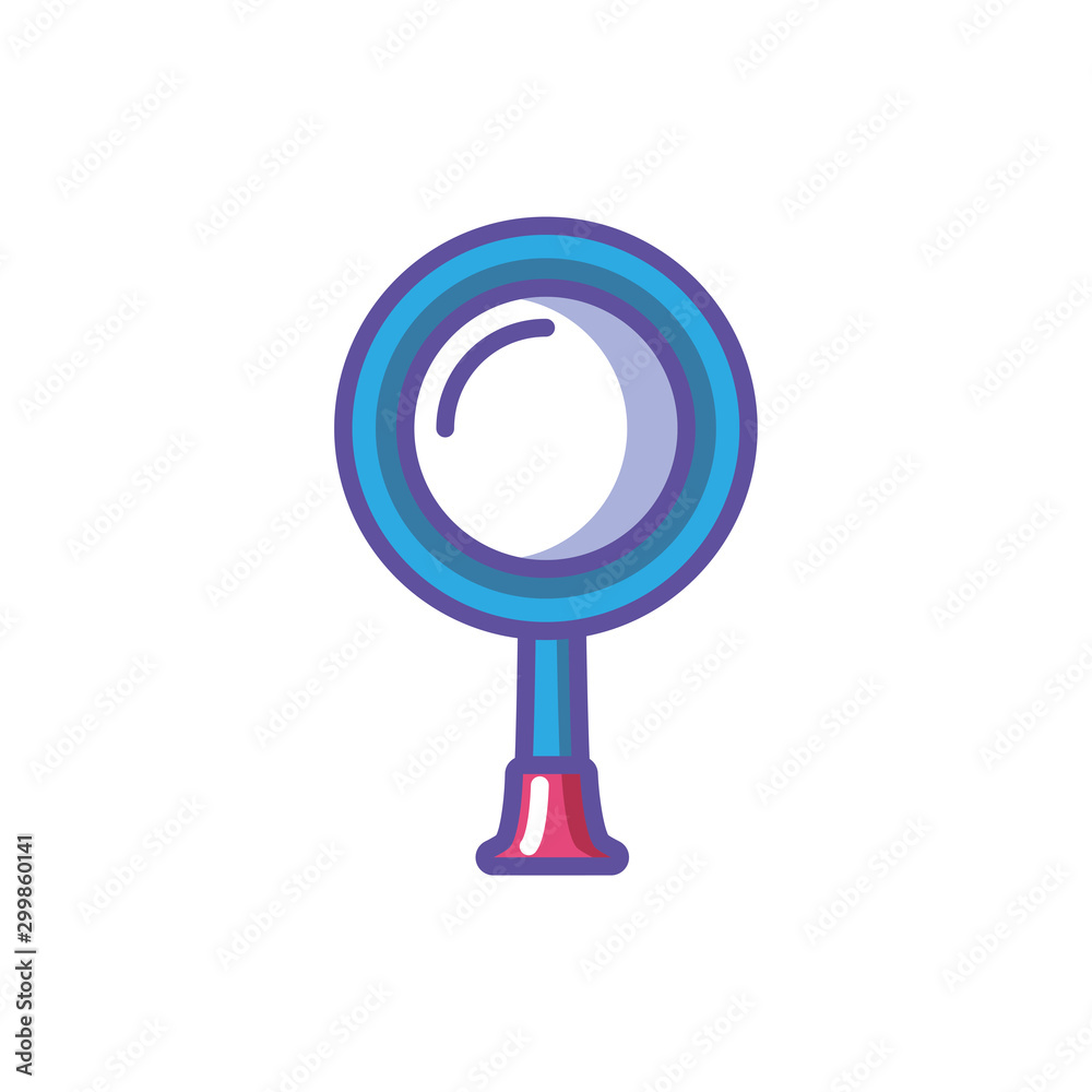 magnifying glass on white background magnifying glass on white background