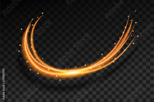 Light streak fast effect. A...