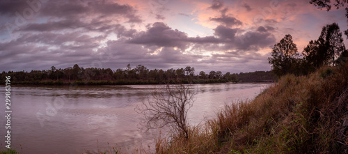 River Sunrise Panorama
