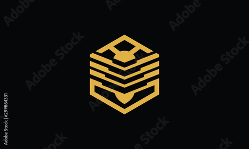 bee cube logo design inspirations
