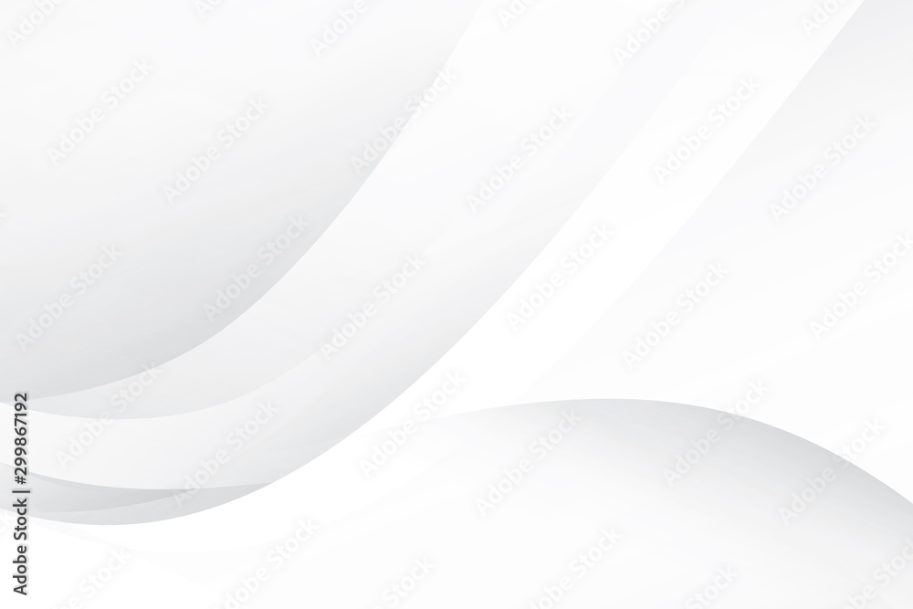 Obraz premium Abstract geometric white and gray color background. Vector, illustration.
