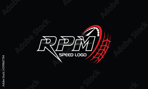 speed RPM logo design inspirations