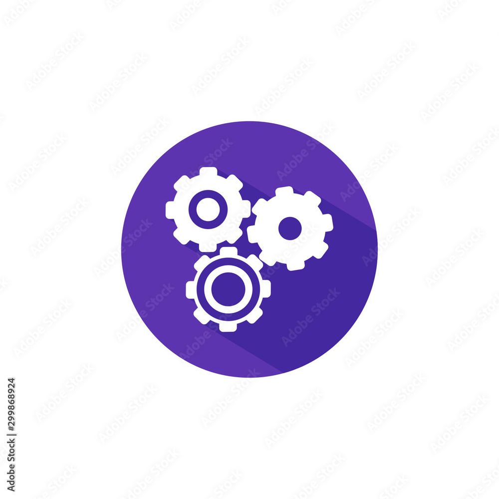 Gear icon design, Cog circle wheel machine part technology industry and technical theme Vector illustration Gear icon design, Cog circle wheel machine part technology industry and technical theme Vector illustration