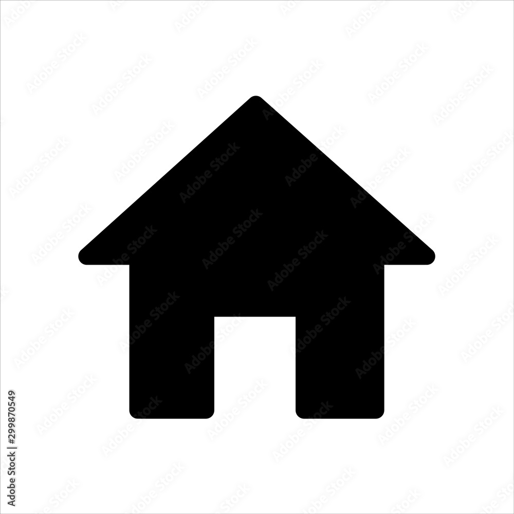 Vector home icon. black symbol with trendy flat style icon for web site design, logo, app, UI isolated on white background Vector home icon. black symbol with trendy flat style icon for web site design, logo, app, UI isolated on white background