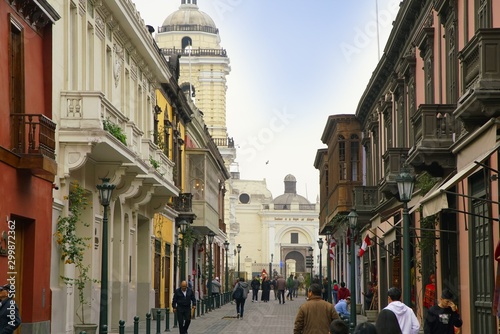 Obraz na płótnie Impressions of Lima in Peru w salonie