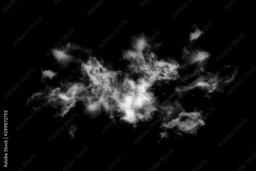 isolated white cloud on black background,Textured Smoke,Abstract black