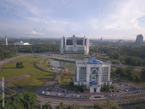 Kuching, Sarawak / Malaysia - October 16 2019: The buildings, landmarks and scenery of the Kuching city, capital of Sarawak, Borneo island photo