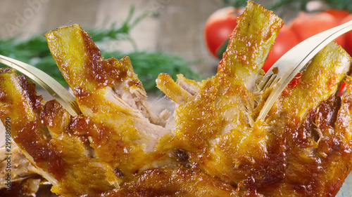 Meat is delicious, fresh and healthy