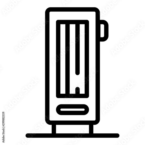 Air ionizer icon. Outline air ionizer vector icon for web design isolated on white background