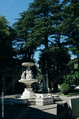 fountain in park Batumi