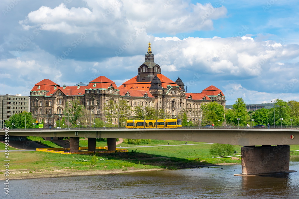 Fototapeta premium Saxon State Chancellery in Dresden, Germany