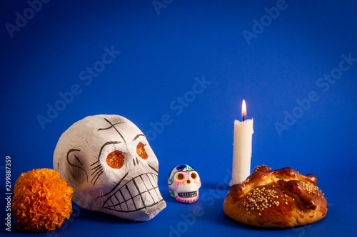 bodegon del dia de los muertos en mexico