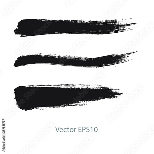 black brush stroke stripes  © puttipong1v